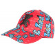 Casquette Teddy Bad Rouge et Bleue Strass Style Streetwear Original Baseball CASQUETTES SKR