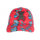 Casquette Teddy Bad Rouge et Bleue Strass Style Streetwear Original Baseball CASQUETTES SKR