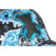 Casquette Teddy Bad Noire et Bleue Strass Look Streetwear Original Baseball CASQUETTES SKR