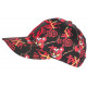 Casquette Teddy Bad Noire et Rouge Strass Design Streetwear Baseball CASQUETTES SKR