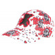 Casquette Teddy Bad Blanche et Rouge Strass Style Streetwear Baseball City CASQUETTES SKR