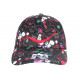 Casquette SKR Noire et Rouge Design Clown Streetwear Baseball CASQUETTES SKR