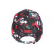 Casquette SKR Noire et Rouge Design Clown Streetwear Baseball CASQUETTES SKR