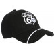 Casquette Route 66 Noire et blanche Baseball Biker CASQUETTES Nyls Création