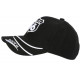 Casquette Route 66 Noire et blanche Baseball Biker CASQUETTES Nyls Création