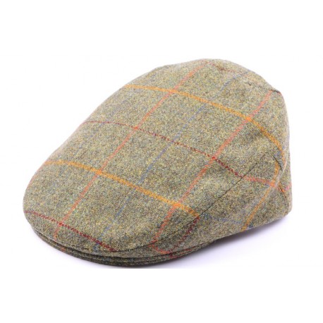 Casquette Plate Hereford Tweed vert, Rouge, taille 58 ANCIENNES COLLECTIONS divers