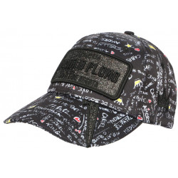 Casquette Plata o Plomo Noire Grise Strass Baseball Collection Capsule CASQUETTES SKR