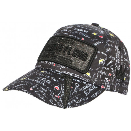 Casquette Plata o Plomo Noire Grise Strass Baseball Collection Capsule CASQUETTES SKR