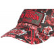 Casquette El Patron Rouge Noire Colombia Strass Collection Capsule CASQUETTES SKR