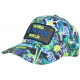 Casquette El Patron Bleue Jaune Fluo Colombia Strass Collection Capsule CASQUETTES SKR