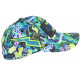 Casquette El Patron Bleue Jaune Fluo Colombia Strass Collection Capsule CASQUETTES SKR