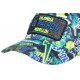 Casquette El Patron Bleue Jaune Fluo Colombia Strass Collection Capsule CASQUETTES SKR