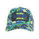 Casquette El Patron Bleue Jaune Fluo Colombia Strass Collection Capsule CASQUETTES SKR