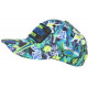 Casquette El Patron Bleue Jaune Fluo Colombia Strass Collection Capsule CASQUETTES SKR