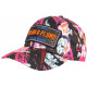 Casquette Plata o Plomo Rose et Noire Strass Baseball Collection Capsule CASQUETTES SKR