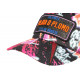 Casquette Plata o Plomo Rose et Noire Strass Baseball Collection Capsule CASQUETTES SKR