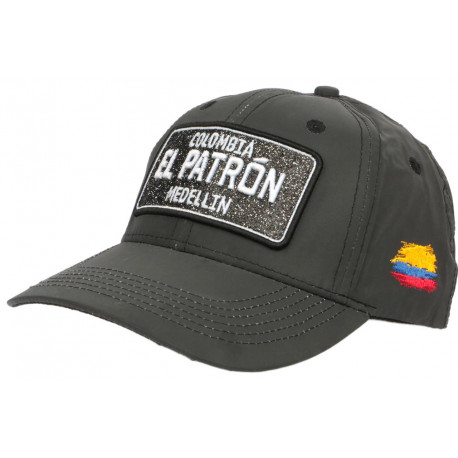 Casquette El Patron Grise Argent Toile Reflect Medellin Colombia Baseball CASQUETTES SKR