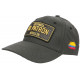 Casquette El Patron Grise Doree Toile Reflect Strass Colombia Baseball CASQUETTES SKR