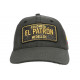 Casquette El Patron Grise Doree Toile Reflect Strass Colombia Baseball CASQUETTES SKR