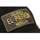 Casquette El Patron Noire et Doree Strass Effet Daim Colombia Baseball CASQUETTES SKR