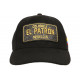 Casquette El Patron Noire et Doree Strass Effet Daim Colombia Baseball CASQUETTES SKR