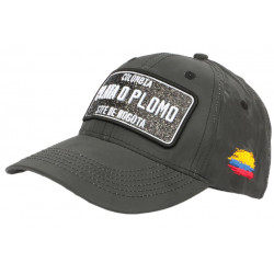 Casquette Plata o Plomo Grise Argent Toile Reflect Strass Noir Colombia Baseball CASQUETTES SKR