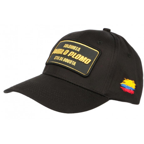 Casquette Plata o Plomo Noire Doree Patch Reflect Colombia Bogota Baseball CASQUETTES SKR