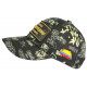 Casquette Plata o Plomo Noire et Dorée Strass Streetwear Colombia Baseball CASQUETTES SKR