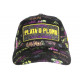 Casquette Plata o Plomo Noire et Jaune Strass Streetwear Colombia Baseball CASQUETTES SKR