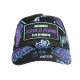 Casquette Plata o Plomo Violette et Noire Strass Streetwear Colombia Baseball CASQUETTES SKR