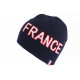 Bonnet France Bleu Blanc Rouge Tricolore en Laine Marine Tendance BONNETS Nyls Création