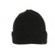 Bonnet Noir Homme et Femme en Laine Fonce Doublure Polaire Haston BONNETS Nyls Création