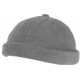 Bonnet Docker Gris Clair en Polaire mode Marin Miki Kerzau BONNETS Nyls Création