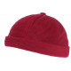 Bonnet Docker Rouge Foncé en Polaire Tendance Marin Miki Kerzau BONNETS Nyls Création