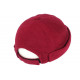 Bonnet Docker Rouge Foncé en Polaire Tendance Marin Miki Kerzau BONNETS Nyls Création