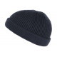 Bonnet Docker Bleu Marine en Laine Look Marin Miki Guynec ANCIENNES COLLECTIONS divers