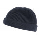 Bonnet Docker Bleu Marine en Laine Look Marin Miki Guynec ANCIENNES COLLECTIONS divers