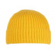 Bonnet Docker Jaune en Laine Mode Marin Miki Tendance Louy BONNETS Nyls Création