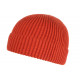 Bonnet Docker Orange en Laine Mode Marin Miki Tendance Louy BONNETS Nyls Création