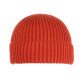 Bonnet Docker Orange en Laine Mode Marin Miki Tendance Louy BONNETS Nyls Création