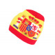 Bonnet Espagne Rouge Jaune Drapeau Espagnol en Laine BONNETS Nyls Création