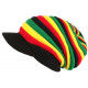 Bonnet Casquette Rasta Rouge Jaune Vert Jamaicain Laine Kift BONNETS Nyls Création