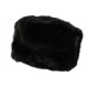 Toque Fourrure Noire Femme Doublure Polaire Classe Tendance Andrea BONNETS Nyls Création