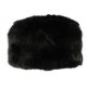 Toque Fourrure Noire Femme Doublure Polaire Classe Tendance Andrea BONNETS Nyls Création