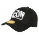 Casquette ICON Noire et Blanche Strass Streetwear Classe Baseball Orka CASQUETTES Hip Hop Honour