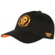 Casquette Piraterie Music Orange et Noire Streetwear Baseball Booba CASQUETTES Piraterie Music