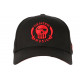 Casquette Piraterie Music Rouge et Noire Streetwear Baseball Booba CASQUETTES Piraterie Music