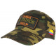 Casquette El Patron Camouflage Militaire Vert Strass Colombia Baseball CASQUETTES SKR