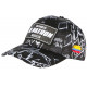 Casquette El Patron Noire et Blanche Print Streetwear Medellin Baseball CASQUETTES SKR