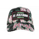 Casquette El Patron Rose Verte et Blanche Print Streetwear Medellin Baseball CASQUETTES SKR